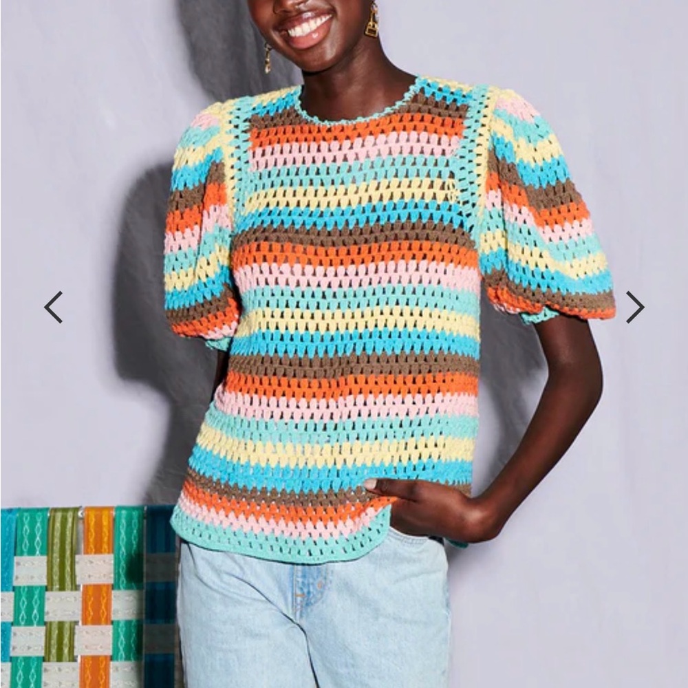 Saylor Reba Puff Sweater